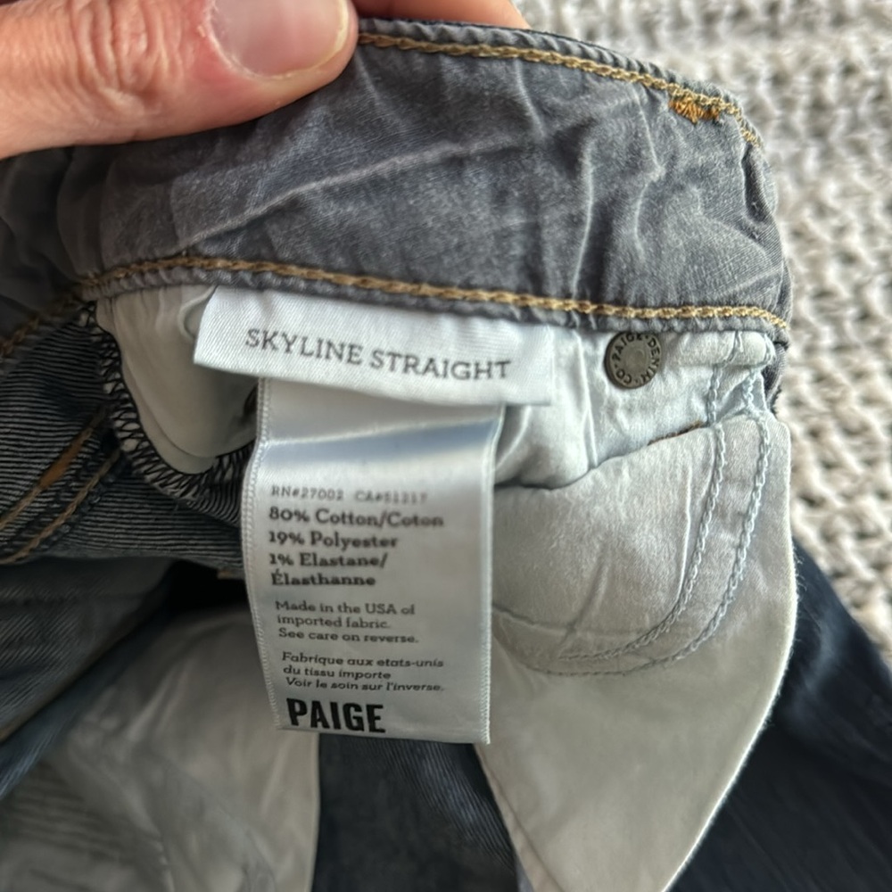 Paige Skyline Straight Jeans Size 27 - Picture 5 of 5